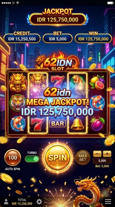 Screenshot proses unduh aplikasi di 62idn yang cepat dan aman.